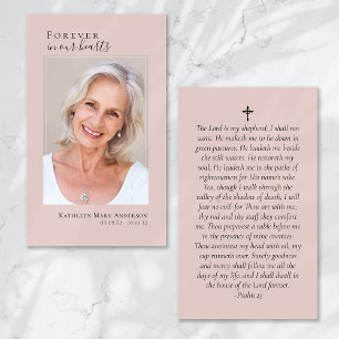 Para sempre no nosso coração Foto Memorial Prayer 