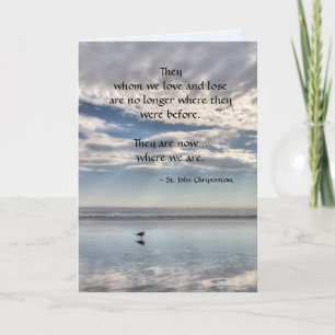 Para Sempre No Seu Cartão de condolências Cardíaco