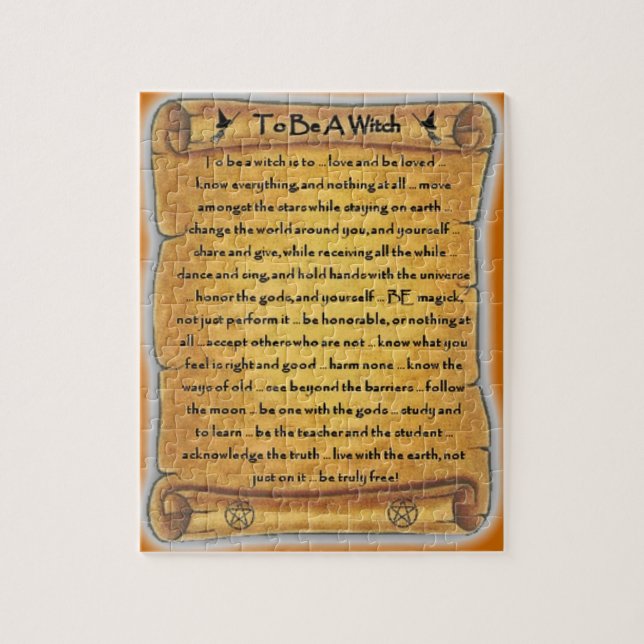 Para ser um Quebra-cabeça de Bruxo Pagan (Vertical)