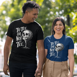 Para Tee ou Não para Tee - T-Shirt Golf Engraçado