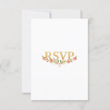 Para Ter E Para Ter Uma Placa RSVP De Casamento Fl