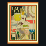Para Todos Art Deco "Um Demasiado" Poster 12 x 16<br><div class="desc">Cobrir de Art Deco para Para Todos " Um Demasiado"</div>