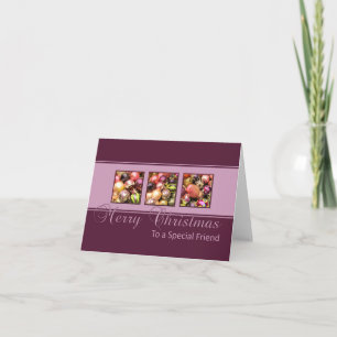 Para um amigo especial Feliz Cartão de Natal