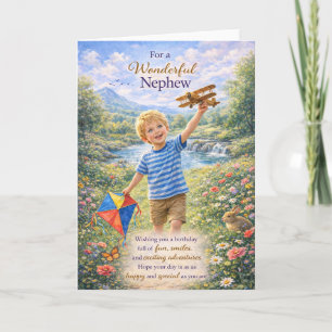 Para um Cartão de Aniversário de Sobrinho Maravilh