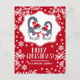 Para um Casal especial nos cartões postais de Nata