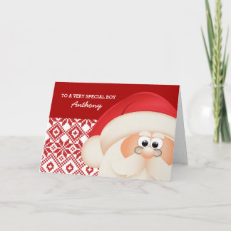 Para um garoto especial do Papai Noel. Cartões de 