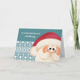 Para um garoto especial do Papai Noel. Cartões de 