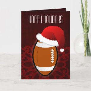 para um jogador de futebol Cartões de Natal