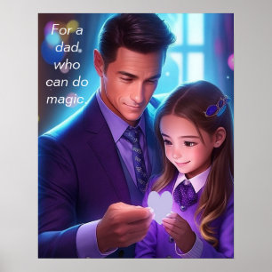 Para um Pai que pode fazer Poster mágico