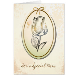 Para uma mãe especial, cartão