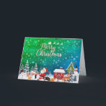 Para uma neta especial - Feliz cartão de Natal<br><div class="desc">Para uma neta especial Feliz Cartão de NatalUm cartão de Natal muito bonito e colorido, Flocos de Neve Feliz de Árvore de Natal, Reindeer, Santa Clause, Snowman e neve estão caindo ao redor deles. Feliz Natal e presentes de Natal para um Menino Muito Especial / Rapariga da avó, nome de...</div>