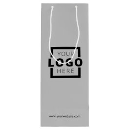 Para Vinho Logotipo Corporativo Personalizado Sacola de Compr