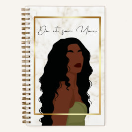 Para você | Garota Negra | Notebook espiral