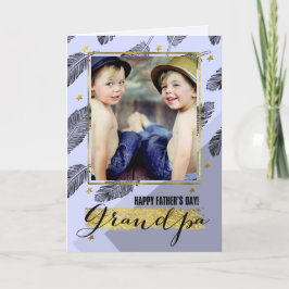Para vovô em Cartões com fotos personalizados de D