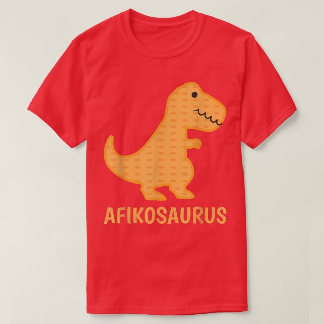 Parabéns Afikosaurus Matzo T-Shirt (Frente do Design)