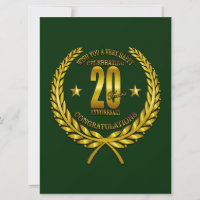 Parabéns ao 20º Aniversário
