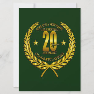 Parabéns ao 20º Aniversário
