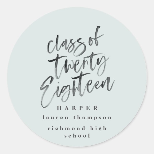 Parabéns ao adesivo do formando de fotos de forman (Frente)