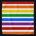 Parabéns Bandana<br><div class="desc">Bandana colorida com arco-íris brilhante</div>
