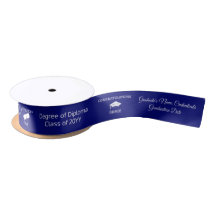 Parabéns Boné Diploma White Royal Blue