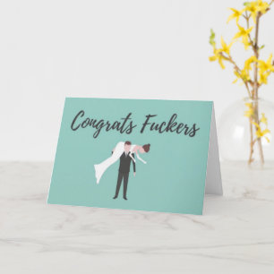 Parabéns Cartão de Felicitações de Casamento