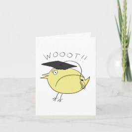Parabéns, Cartão de Graduação Birdie! Cartão