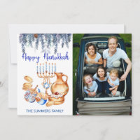 Parabéns Chanucá Modelo Fotográfico Menorah Pine