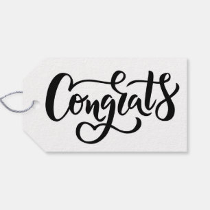 Parabéns com Etiquetas de Presente