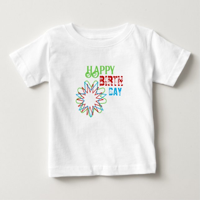 Parabéns crianças divertidas T-Shirt (Frente)