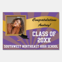 Parabéns de fotografia Graduação Preta e Dourada