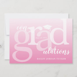 Parabéns de Graduação ConGRADulações Rosa