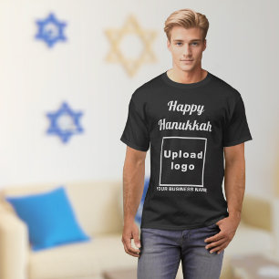 Parabéns de Hanukkah Empresariais em Camiseta Pret