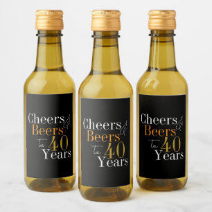 Parabéns e cervejas para 40 anos favor de festa