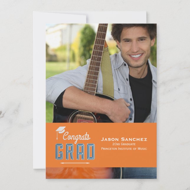 Parabéns Formando Anúncio de Graduação de Fotos (Frente)