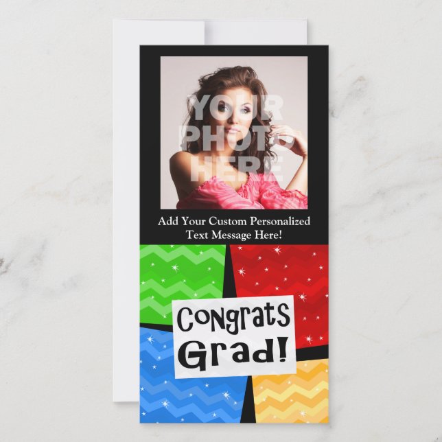 Parabéns Formando Festivo Multicoloração Festa de  (Frente)