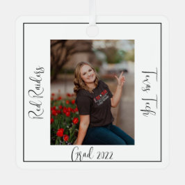 Parabéns Formando Ornamento metálico