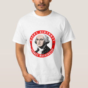 Parabéns George Washington T-Shirts de Homens