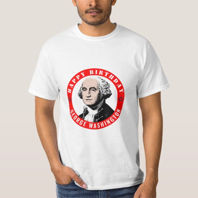 Parabéns George Washington T-Shirts de Homens (Frente)