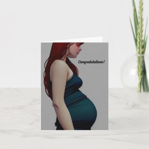 Parabéns no seu Bump! Cartão