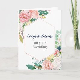 Parabéns no seu cartão de casamento