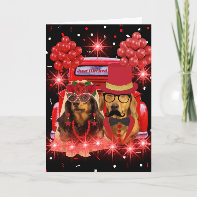 Parabéns No Seu Cartão De Saudação De Casamento (Frente)