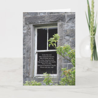 Parabéns no seu novo cartão doméstico