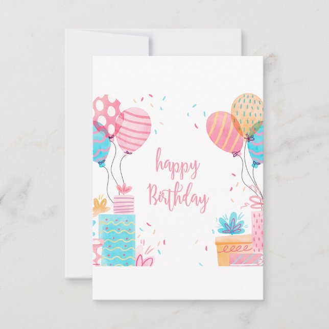 Parabéns para Gift Box (Frente)