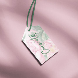 Parabéns pela etiqueta de favor