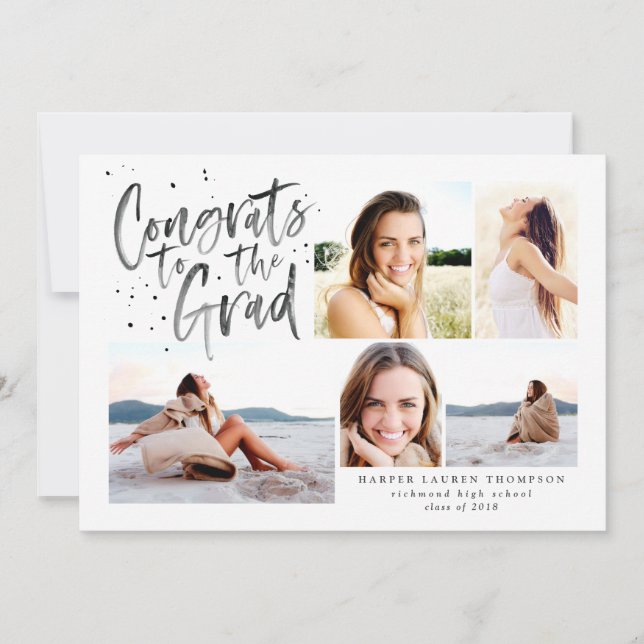 Parabéns pelo anúncio de fotos múltiplas do forman (Frente)