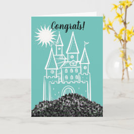 Parabéns pelo seu novo cartão de casa de Castle