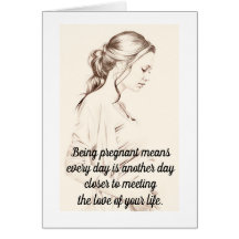 Parabéns Personalizados No Cartão De Gravidez