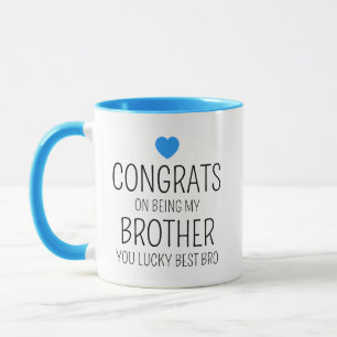 Parabéns Por Ser Meu Irmão Caneca - Felicitações