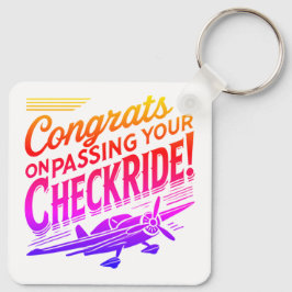 Parabéns por ter passado o teu cheque! chaveiro