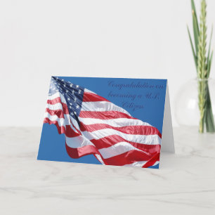 Parabéns Sobre Tornar-Se Um Cartão Cidadão Dos EUA